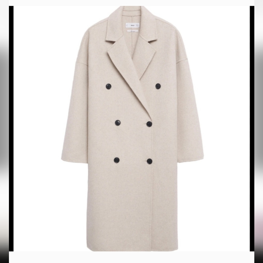 Mango Handmade Oversized Coat